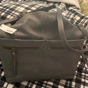 Sonoma Elegant Gray Shoulder Bag